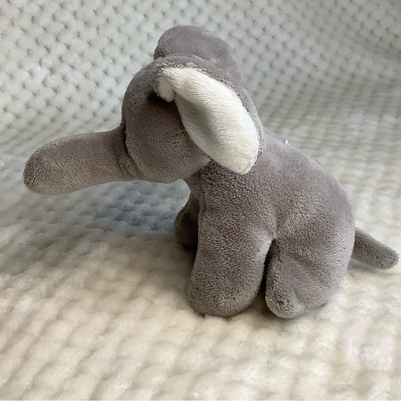 Little Grey Plush Elephant Stuffed Animal Toy - Picture 5 of 12